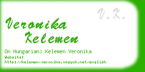 veronika kelemen business card